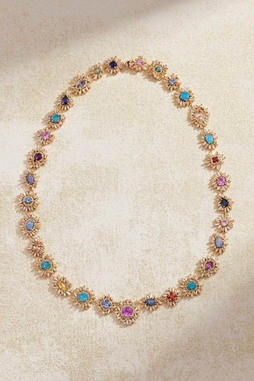 Flower Riviere AD Necklace